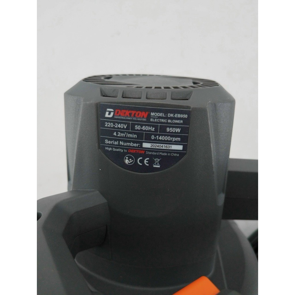 Máy thổi hút bụi cầm tay DEKTON DK-EB950 Công suất 950W, 6 cấp độ, 2 chức năng hút và thổi - Thinksafe
