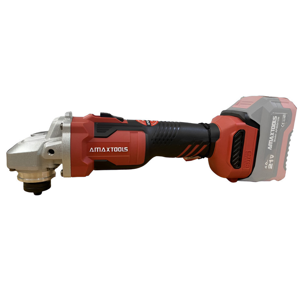 Máy mài góc pin 21V Amaxtools AM100B-SM đĩa mài 100mm, có chỉnh tốc, công tắc trượt Máy cắt cầm tay motor từ - Thinksafe
