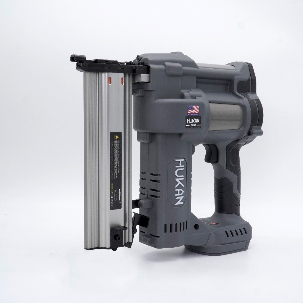 Máy bắn đinh pin 21V HUKAN HM21-G2-SBD113BL, Brushless, Chiều dài đinh 15-55mm, Đường kính đinh 1.14-1.2mm, khay 100c