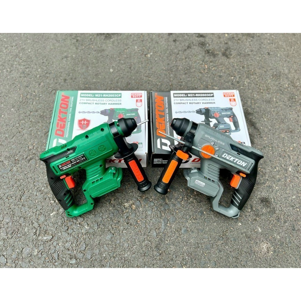 Máy khoan bê tông 3 CN Dekton M21-RH2603CP Brushless, khoan chuyên dùng công trình, nhà xưởng
