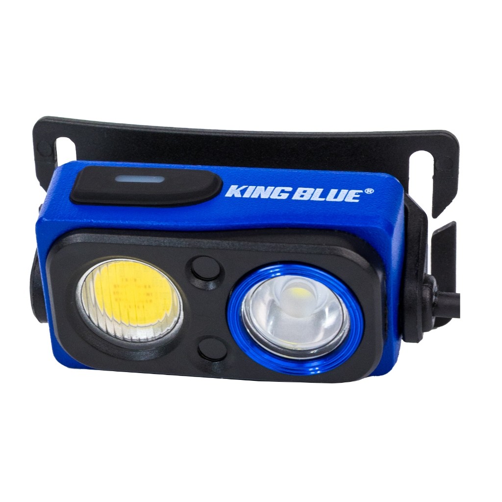 Đèn pin đội đầu KingBlue LED1000H có nút cảm biến 5 chế độ chiếu sáng, đèn pin siêu sáng bảo hành 12 tháng