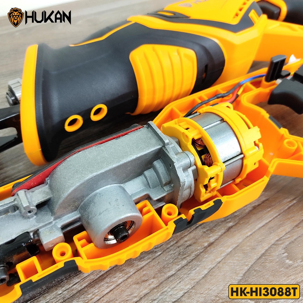 Máy cưa kiếm HUKAN HK-HI3088T đường kính lưỡi cắt 20mm, Động cơ không thổi than nguyên khối, Tặng 4 Lưỡi Cưa - Thinksafe