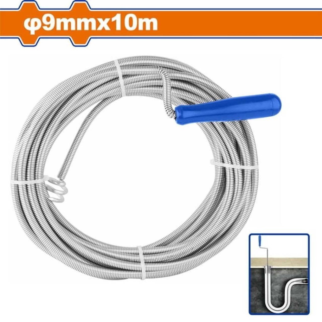 Dụng cụ thông tắc đường ống WADFOW chiều dài 3-10 mét Dây lò xo thông tắc đường cống, vệ sinh gia dụng cống
