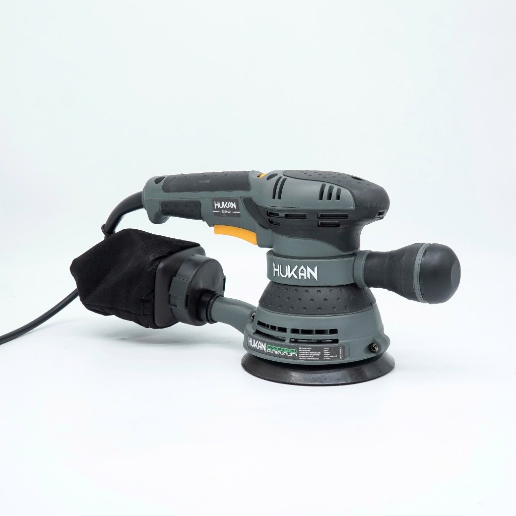 Máy chà nhám HUKAN G2-ROS5041M (Gen 2), Công suất 500W, Dây điện dài 3m, Đường kính đế 123mm, 5 Tốc độ - Thinksafe