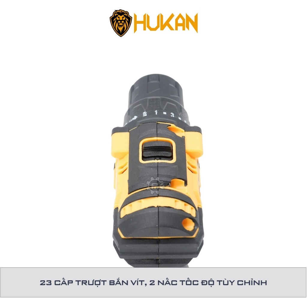 Máy khoan pin HUKAN HK-XC5 NEW 2024, Không Chổi Than, Lực siết 40Nm, Có khóa trục Máy bắn vít 20 cấp trượt - Thinksafe