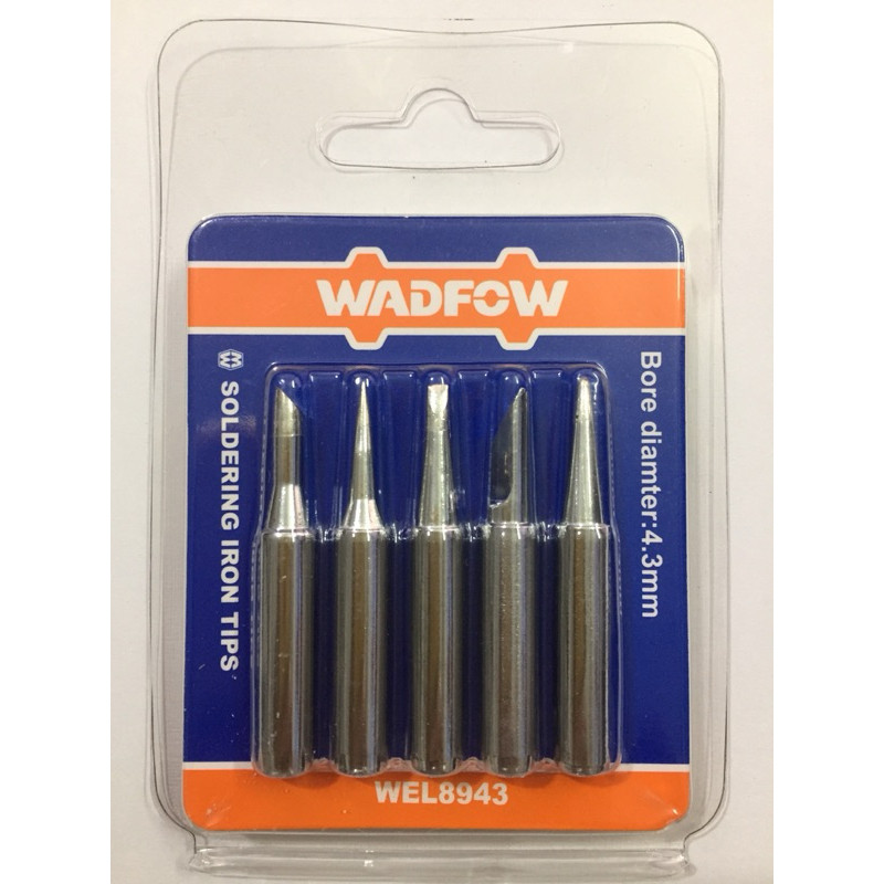 Bộ 5 đầu mỏ hàn WADFOW WEL8943 đường kính đường kính 4.3mm