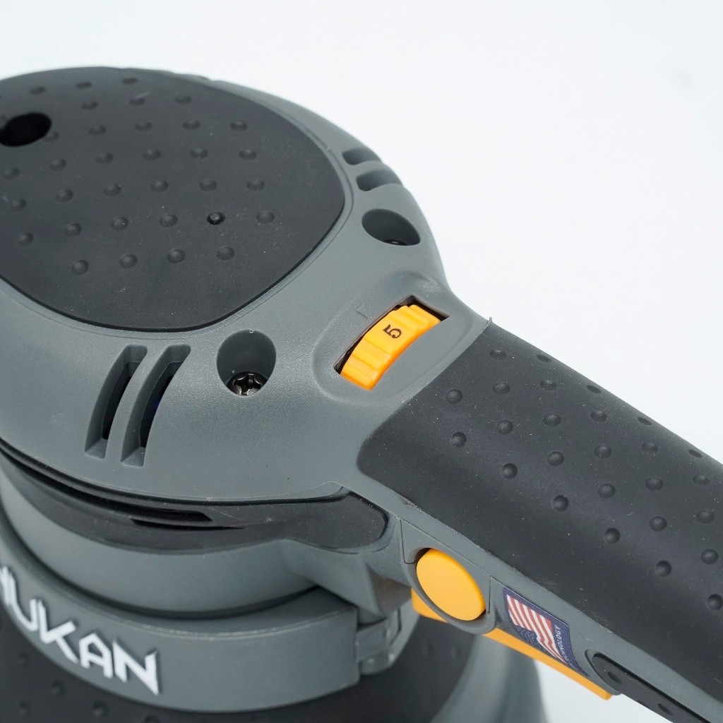 Máy chà nhám HUKAN G2-ROS5041M (Gen 2), Công suất 500W, Dây điện dài 3m, Đường kính đế 123mm, 5 Tốc độ - Thinksafe