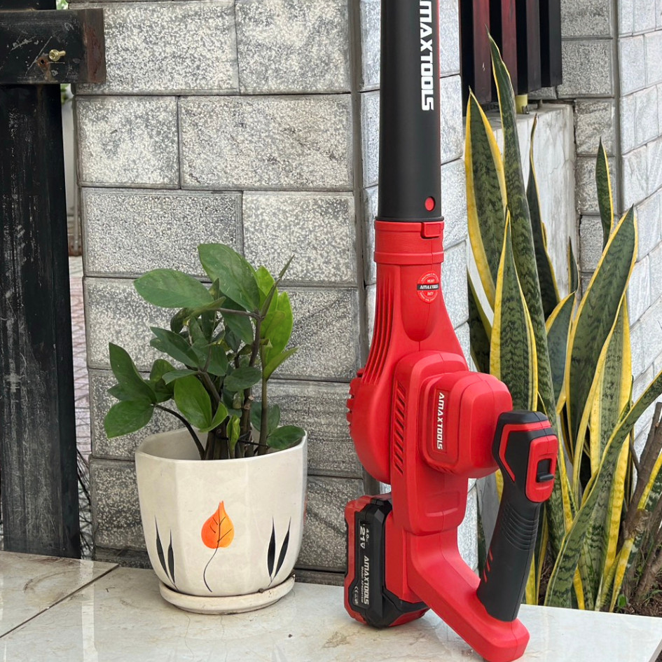 Máy thổi bụi pin 21V Amaxtools ATB243-SM tốc độ không khí 243 km/h, tốc độ gió 12000 - 17000 v/p Máy thổi lá - Thinksafe