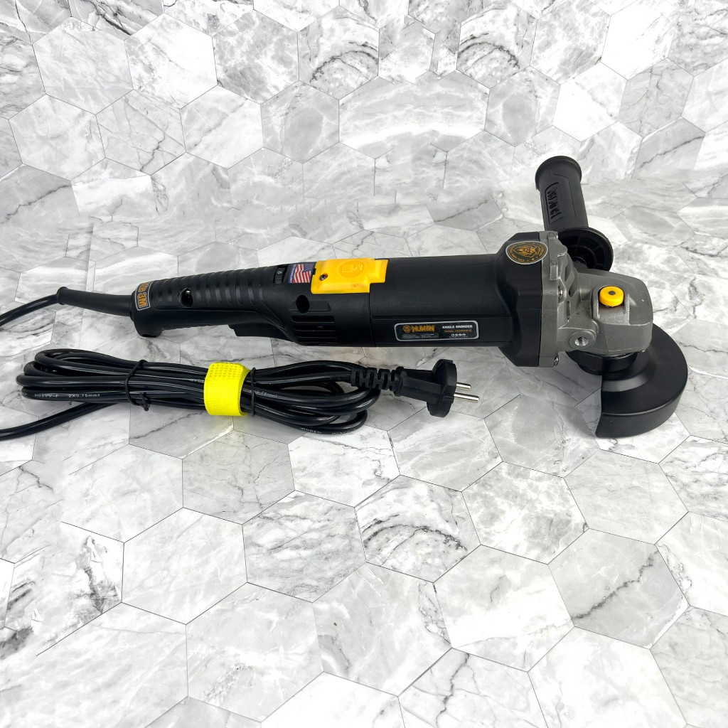 Máy mài góc HUKAN HK-AG5601H công suất 980W,  công tắc bụng, đĩa mài 100mm, tốc độ 12000v/p, Máy cắt cầm tay - Thinksafe