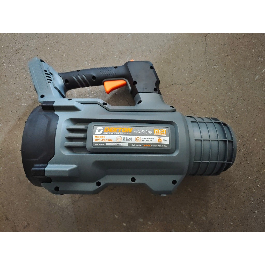 Máy Thổi Lá Dùng Pin Phổ Thông DEKTON M21-TL02BL, chế độ thổi turbo Có Thể Chỉnh Khoá Công Tắc, máy thổi bụi lớn