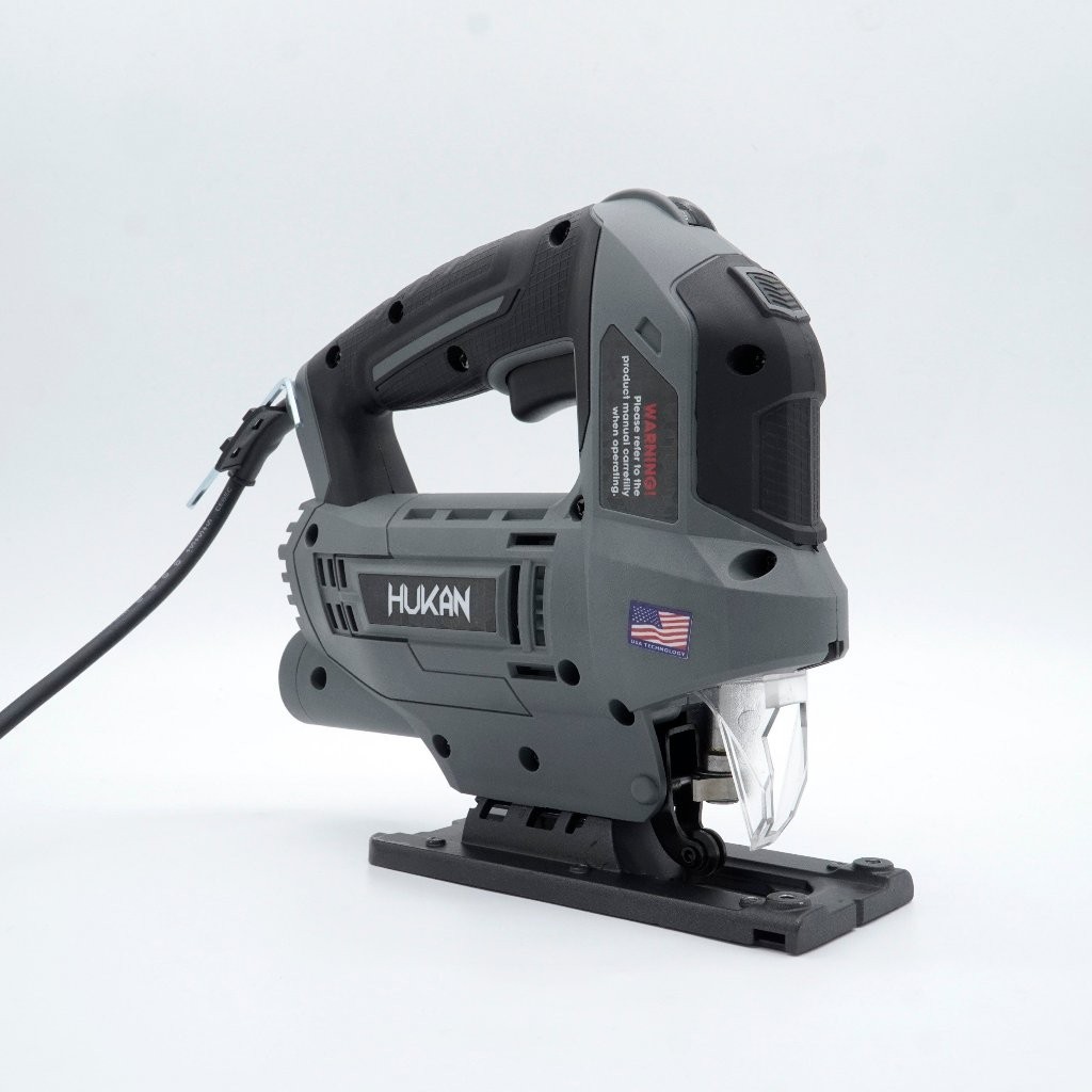 Máy cưa lọng HUKAN HK-JS750 Công suất 750W, 6 cấp chỉnh tốc, Tốc độ 3000v/p, 3 cấp chỉnh đá lưỡi, cắt gỗ 65mm, thép 3mm