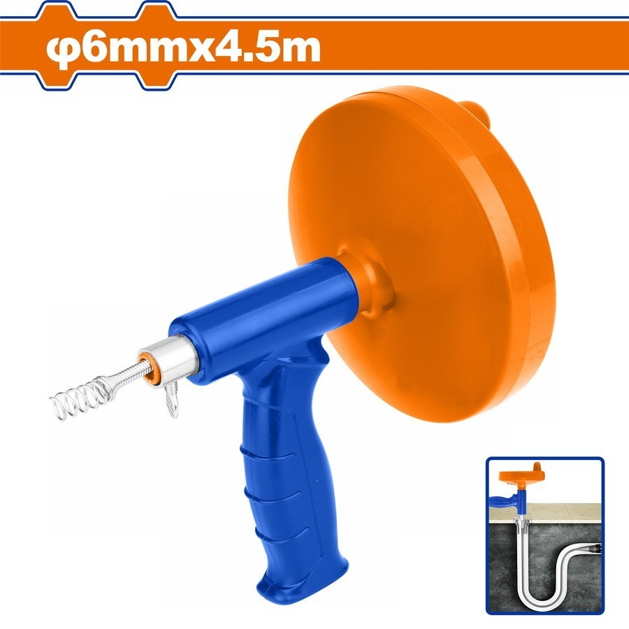 Dụng cụ thông tắc đường ống WADFOW chiều dài 3-10 mét Dây lò xo thông tắc đường cống, vệ sinh gia dụng cống