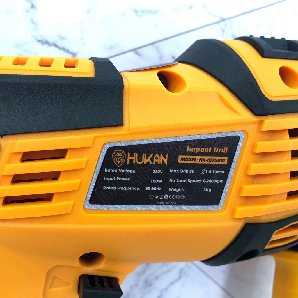 Máy Khoan Điện Hukan HK-ID550 và HK-ID750W, Công suất 550W-750W, Lõi Đồng, Máy khoan tường, sắt, gỗ - Thinksafe