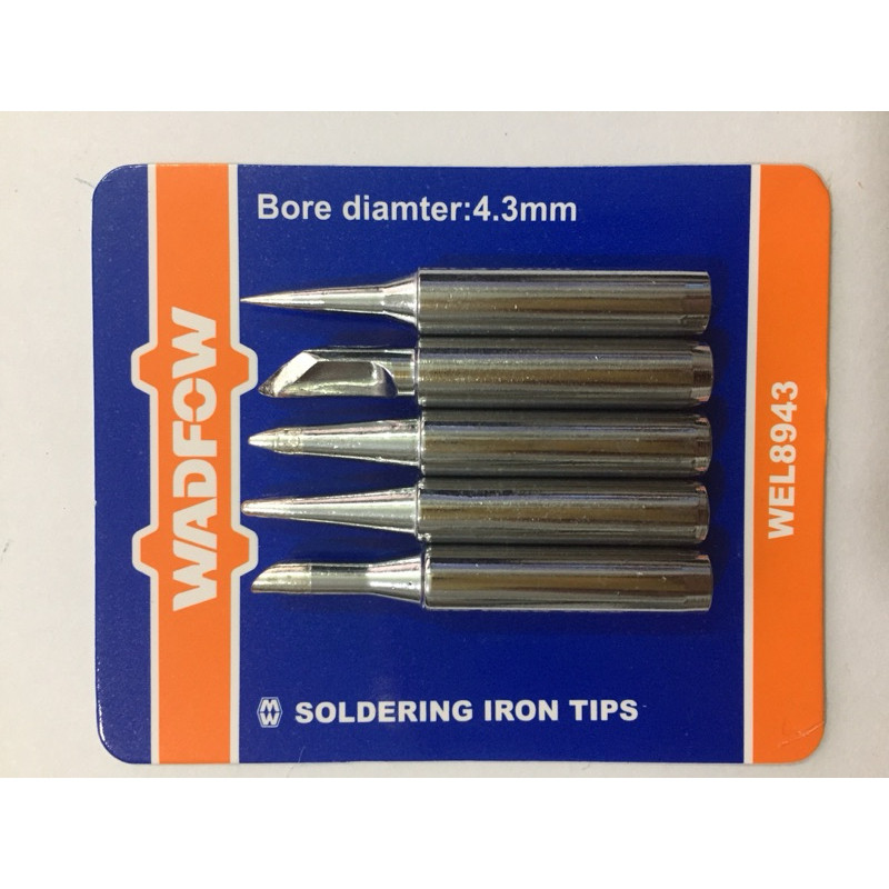 Bộ 5 đầu mỏ hàn WADFOW WEL8943 đường kính đường kính 4.3mm