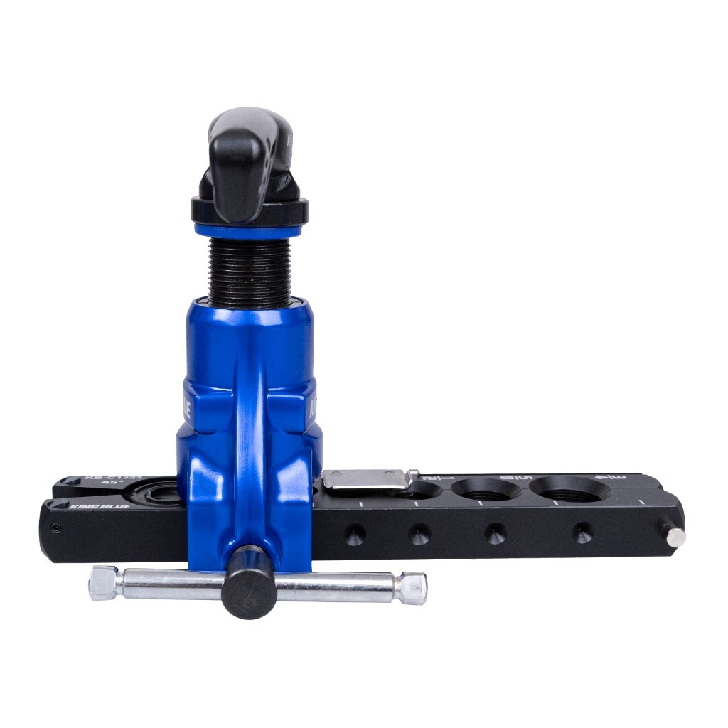 Bộ loe ống đồng KingBlue KB-C1323 Bộ lã ống hợp kim nhôm bằng tay có thanh trượt định vị, 6 kích thước ống 6-19mm