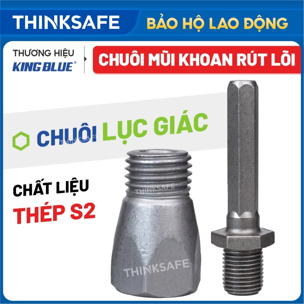 Chuôi mũi khoan rút lõi lục giác KingBlue DLG-M22