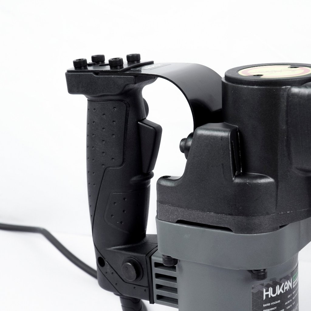 Máy đục bê tông Hukan HK-DH0820M (Gen 2) Công suất: 1250W, Lực đập: 15J, Mũi 17mm, Tặng 2 mũi đục +mỡ, Máy chuyên đục