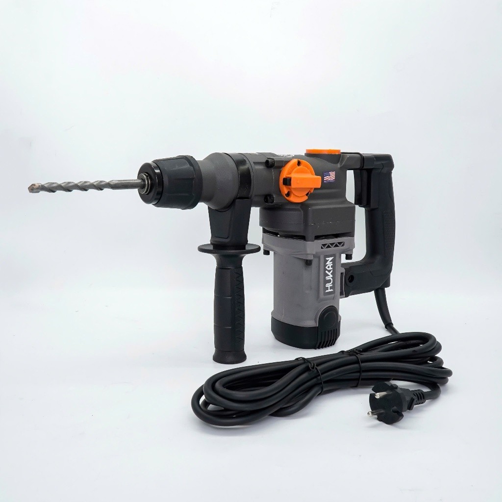 Máy khoan đục bê tông HUKAN G2-RH2066x (Gen 2), Công suất 1020W, Lực đập 3.5J, Tặng 5 Mũi khoan đục - Thinksafe