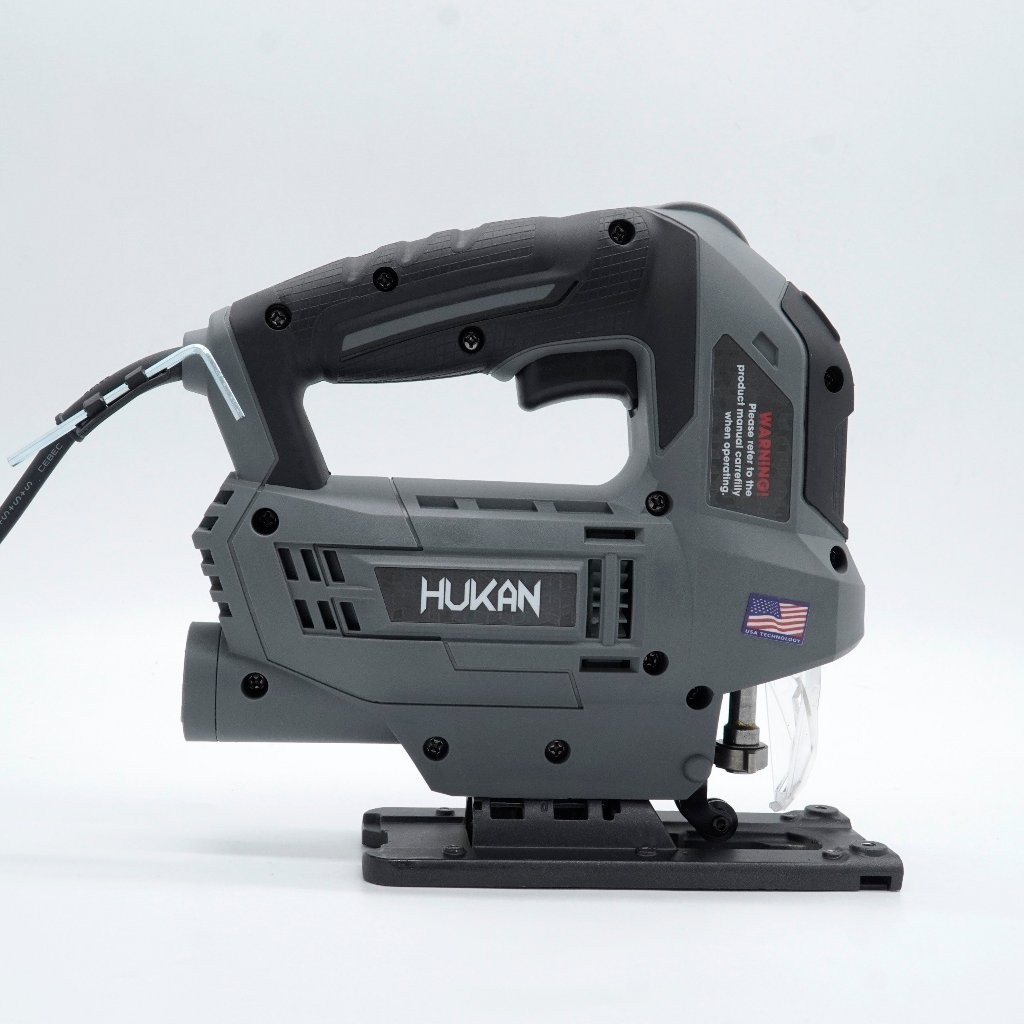 Máy cưa lọng HUKAN HK-JS750 Công suất 750W, 6 cấp chỉnh tốc, Tốc độ 3000v/p, 3 cấp chỉnh đá lưỡi, cắt gỗ 65mm, thép 3mm