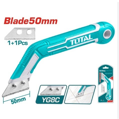 Cưa sủi cầm tay 200mm TOTAL TACHS20021 cây cạo kẻ chỉ ron gạch men, dao sủi sơn - Thinksafe