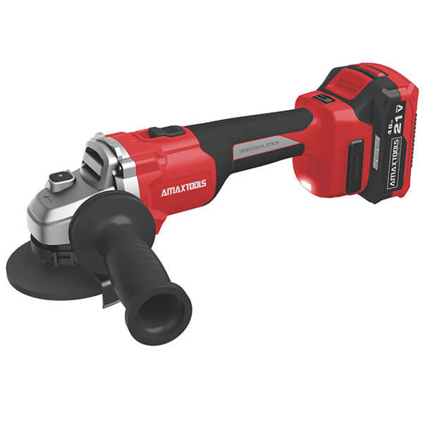 Máy mài góc dùng pin 21V Amaxtools AM100SM, đĩa mài 100mm, trục M10 Máy cắt kim loại động cơ không chổi than - Thinksafe