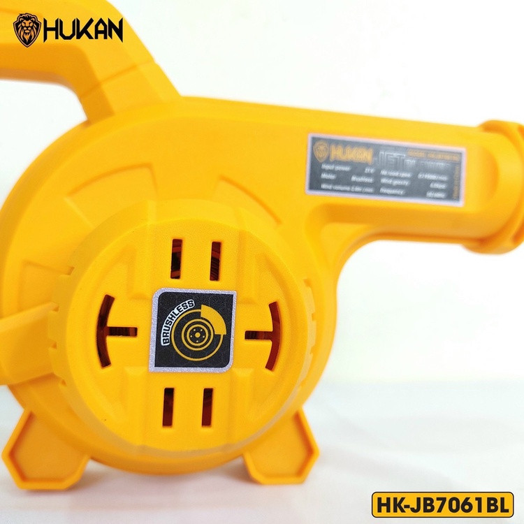 Máy thổi và hút bụi pin 21V HUKAN HK-JB7061BL, động cơ không chổi than, 6 cấp độ chỉnh gió Máy thổi lá - Thinksafe