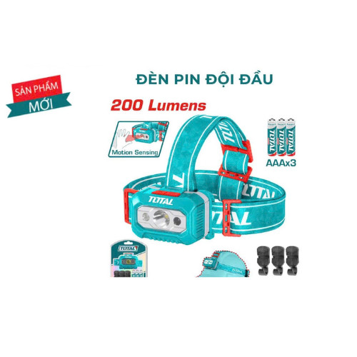 Đèn pin đội đầu 3AAA TOTAL THL013AAA6