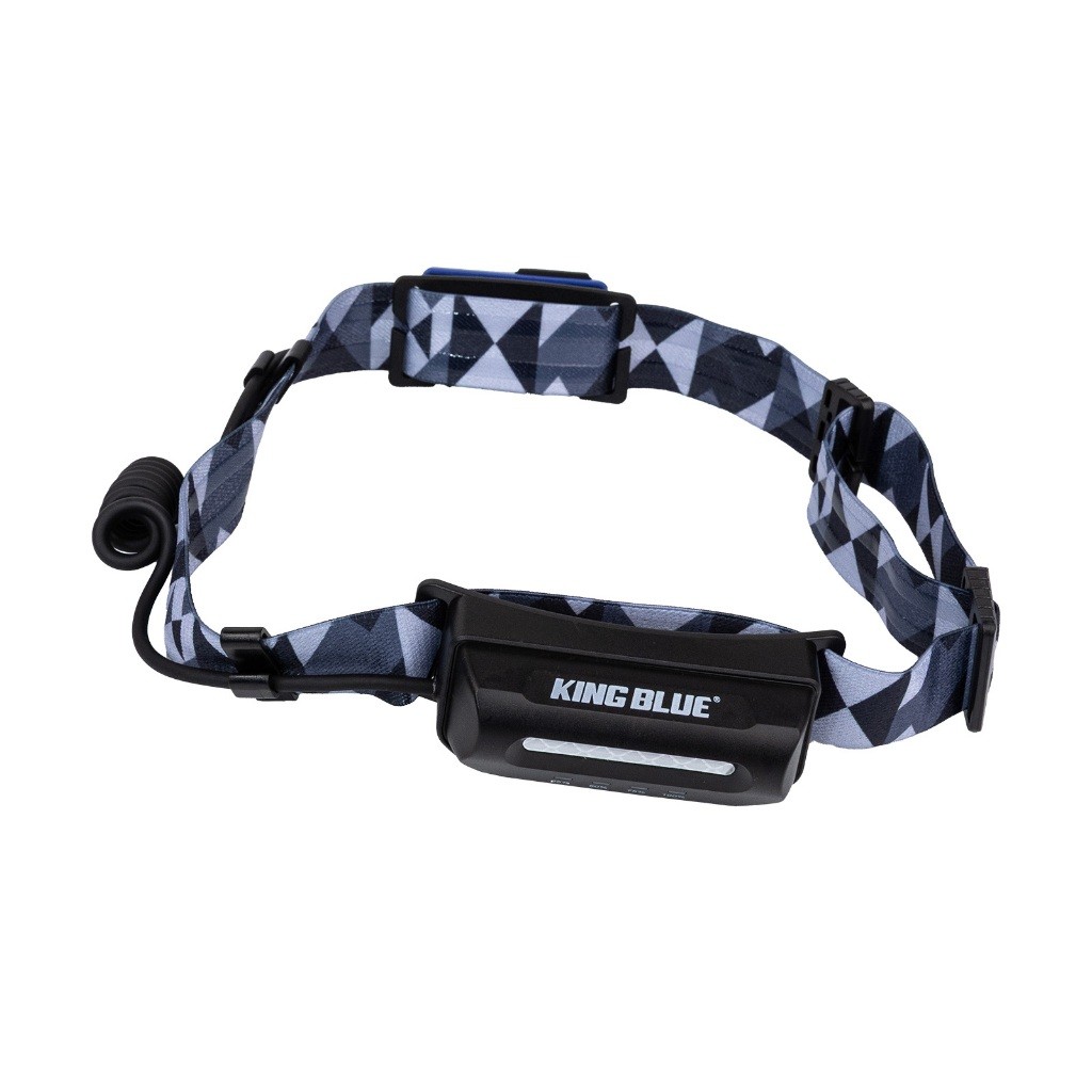 Đèn pin đội đầu KingBlue LED1000H có nút cảm biến 5 chế độ chiếu sáng, đèn pin siêu sáng bảo hành 12 tháng