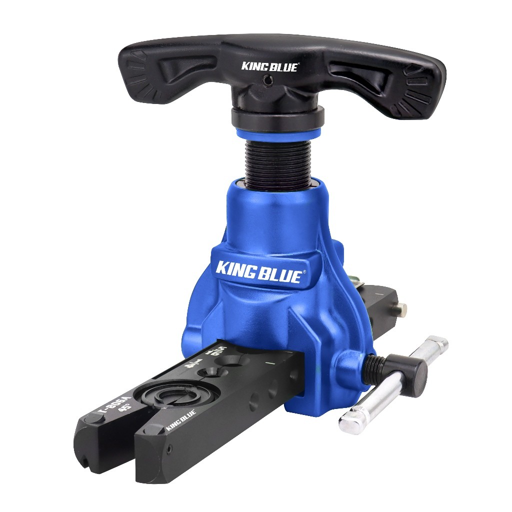 Bộ loe ống đồng KingBlue KB-C1323 Bộ lã ống hợp kim nhôm bằng tay có thanh trượt định vị, 6 kích thước ống 6-19mm