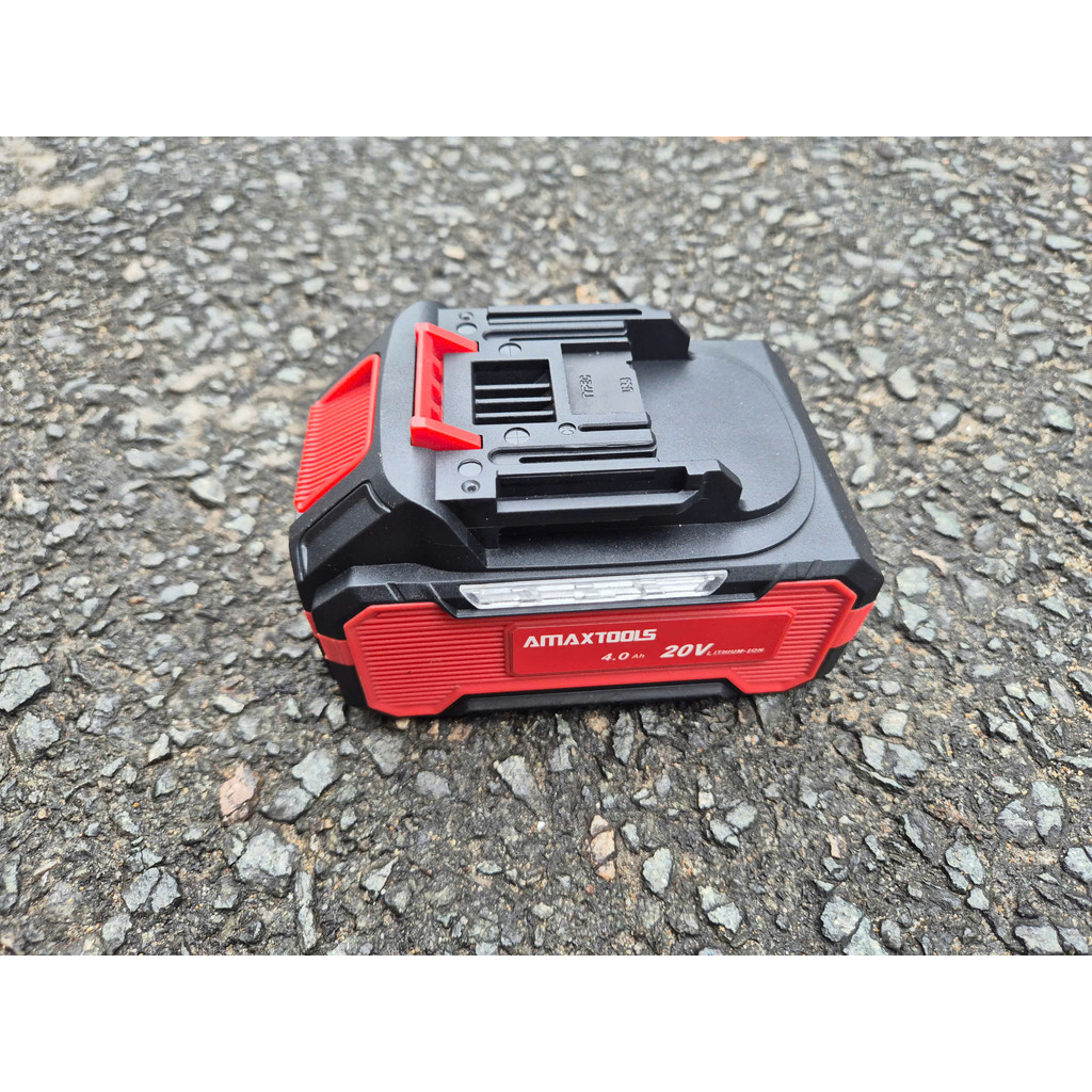 Pin 21V dòng xả cao AMAXTOOLS AP20022SM/AP40042SM dung lượng 2AH - 4AH Tích hợp 2 cổng sạc ra USB & Type C