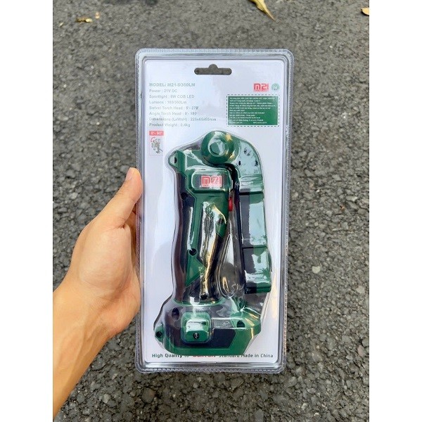 Đèn led dùng pin Dekton M21 D360LM led siêu sáng dùng chân pin phổ thông M21