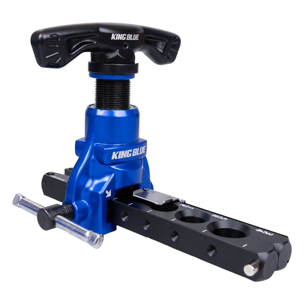 Bộ loe ống đồng KingBlue KB-C1323 Bộ lã ống hợp kim nhôm bằng tay có thanh trượt định vị, 6 kích thước ống 6-19mm