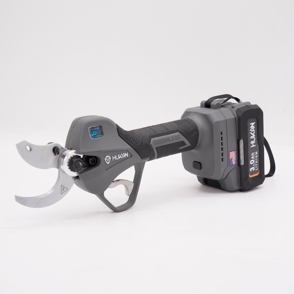 Kéo cắt cành pin HUKAN HK-PRBR4343L, Gen 2, Động cơ Không chổi than, Màn hình LED, Đường kính cắt 43mm - Thinksafe
