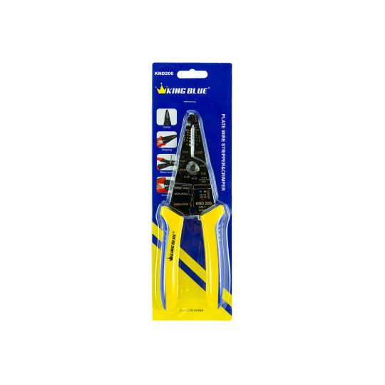 Kìm tuốt dây điện đa năng, cắt chân mạch linh kiện KingBlue KND200/KND150 kìm cắt dây điện chính hãng