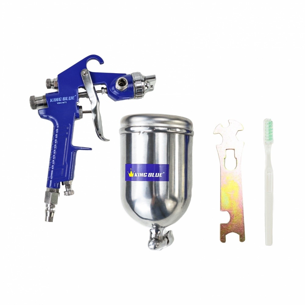 Đầu phun sơn KingBlue KBO-W71 đầu phun 1.5mm, bình nhôm 400cc