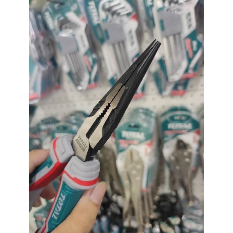 Kềm Mũi Nhọn Mỏ Dài Cao Cấp Total THT220806S - Hàng Chính Hãng - Team Máy Điện