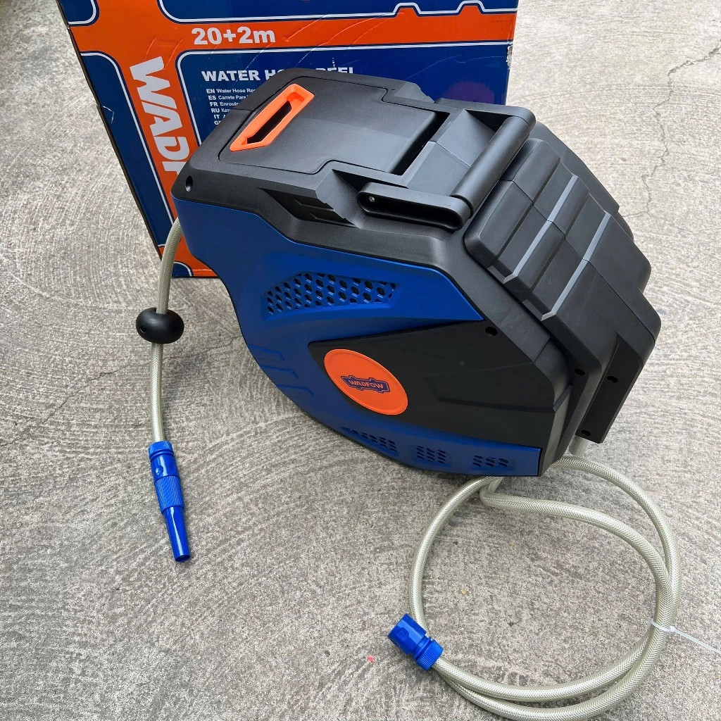 Cuộn Rulo Ống Nước Tự Rút 15M-20M WADFOW WVZ1515/ WVZ1520 Kích Thước Ống 1/2 inch Rút Chậm Và Tự Động Dừng