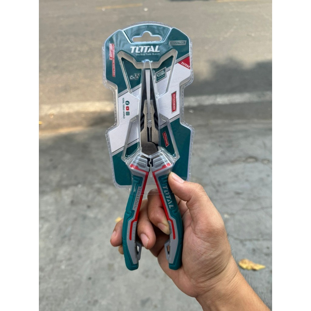 Kềm Mũi Nhọn Mỏ Dài Cao Cấp Total THT220806S - Hàng Chính Hãng - Team Máy Điện