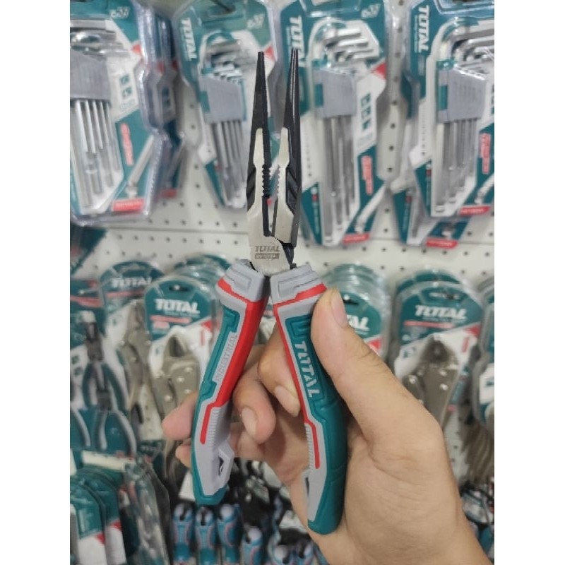 Kềm Mũi Nhọn Mỏ Dài Cao Cấp Total THT220806S - Hàng Chính Hãng - Team Máy Điện