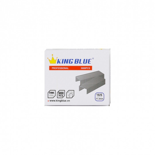 Đinh ghim U KingBlue KFG-16/6, KFG-13/6 đường kính chân ghim 0.7mm, rộng 6mm, dài 10.6 -11.3mm