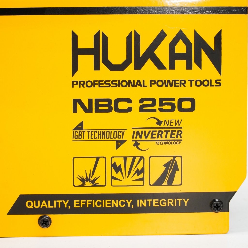 Máy hàn điện tử mig HUKAN MIG-NBC250 hàn que 2.0mm - 4.0mm, Dòng hàn 20-120a