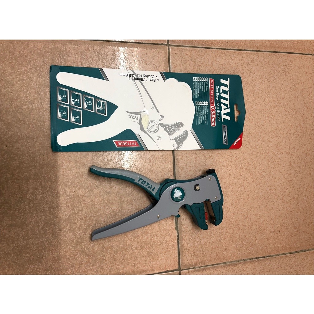 Kìm Tuốt Dây Điện Mỏ Quạ TOTAL THT15606