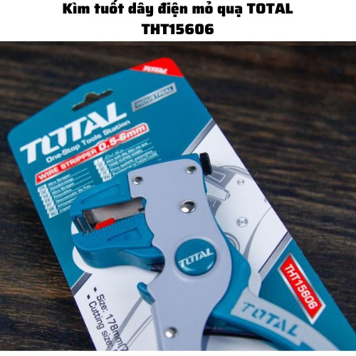 Kìm Tuốt Dây Điện Mỏ Quạ TOTAL THT15606