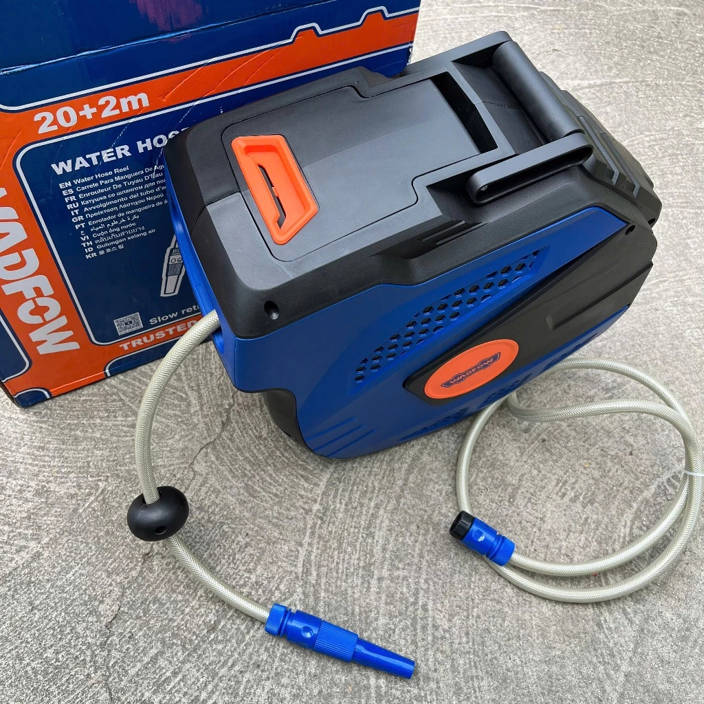 Cuộn Rulo Ống Nước Tự Rút 15M-20M WADFOW WVZ1515/ WVZ1520 Kích Thước Ống 1/2 inch Rút Chậm Và Tự Động Dừng