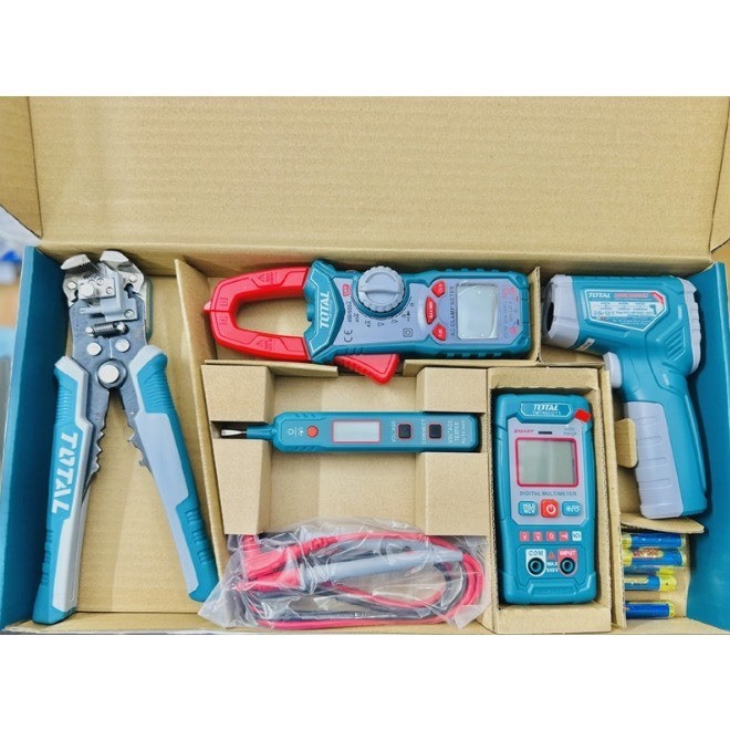[Tách set lẻ] Bộ 5 dụng cụ kiểm tra điện TOTAL TOS23026 (KHÔNG HỘP)