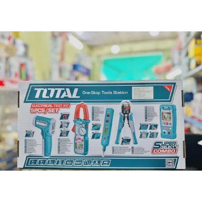 [Tách set lẻ] Bộ 5 dụng cụ kiểm tra điện TOTAL TOS23026 (KHÔNG HỘP)
