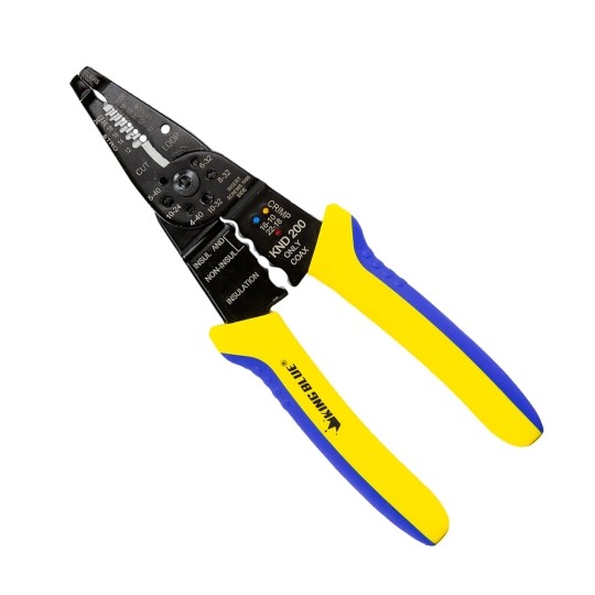 Kìm tuốt dây điện đa năng, cắt chân mạch linh kiện KingBlue KND200/KND150 kìm cắt dây điện chính hãng
