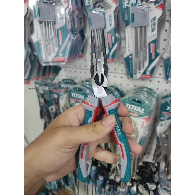 Kềm Mũi Nhọn Mỏ Dài Cao Cấp Total THT220806S - Hàng Chính Hãng - Team Máy Điện