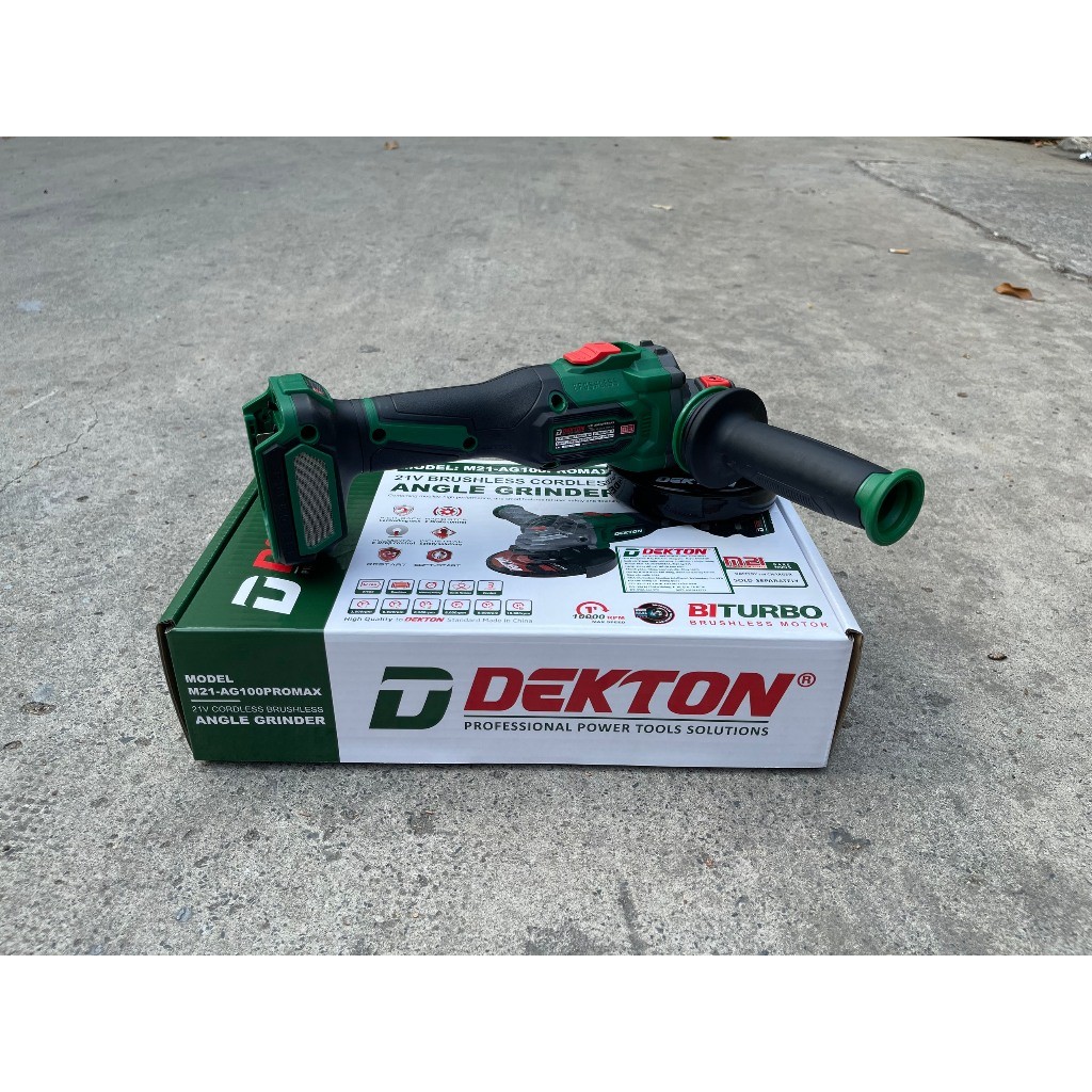 Máy mài góc pin Dekton M21-AG100PROMAX Tốc độ cao 10000rpm