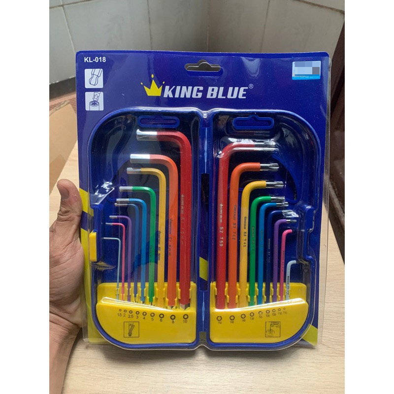 Bộ lục giác KingBlue L8100E và lục giác hoa thị T9100E